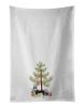 NEW Corgi Husky Mix #2 Christmas Tree Kitchen Towel Set of 2 White Dish Towels Decorative Bathroom Hand towel for Hand, Face, Hair, Yoga, Tea, Dishclo