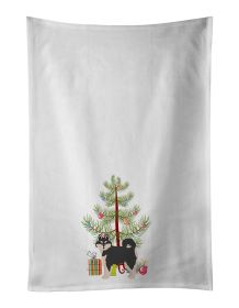 NEW Pomsky #1 Christmas Tree Kitchen Towel Set of 2 White Dish Towels Decorative Bathroom Hand towel for Hand, Face, Hair, Yoga, Tea, Dishcloth, 19 X