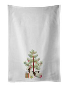 NEW English Springer Spaniel Christmas Tree Kitchen Towel Set of 2 White Dish Towels Decorative Bathroom Hand towel for Hand, Face, Hair, Yoga, Tea, D