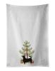 NEW Lancashire Terrier Christmas Tree Kitchen Towel Set of 2 White Dish Towels Decorative Bathroom Hand towel for Hand, Face, Hair, Yoga, Tea, Dishclo