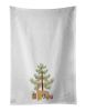 NEW German Sheprador #1 Christmas Tree Kitchen Towel Set of 2 White Dish Towels Decorative Bathroom Hand towel for Hand, Face, Hair, Yoga, Tea, Dishcl