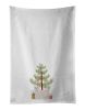 NEW Maltese Christmas Tree Kitchen Towel Set of 2 White Dish Towels Decorative Bathroom Hand towel for Hand, Face, Hair, Yoga, Tea, Dishcloth, 19 X 28