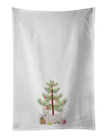 NEW Glen of Imal Christmas Tree Kitchen Towel Set of 2 White Dish Towels Decorative Bathroom Hand towel for Hand, Face, Hair, Yoga, Tea, Dishcloth, 19