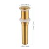 Brushed Gold Single Stem Bathroom Sink Faucet