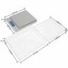 Small Digital Food Scale Ounce OZ And Gram Scale, Kitchen Scale 3000g 0.1g High Precision For Baking, Soap Making, Jewelry, Includes 2 Trays And Batte