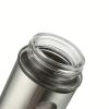 12pc Stainless Steel & Glass Spice Shakers - Premium Kitchen Essentials for Salt, Pepper & MSG, Modern Design for Indoor BBQs & Picnics, Durable Utens